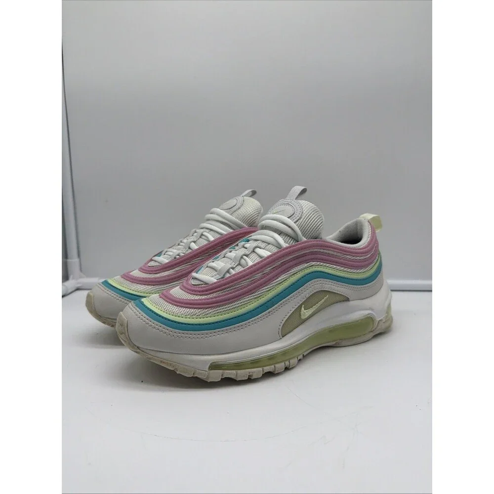 Nike Air Max 97 Womens Size 6.5 Multicolor Pastel Running Sneakers CW7017-100